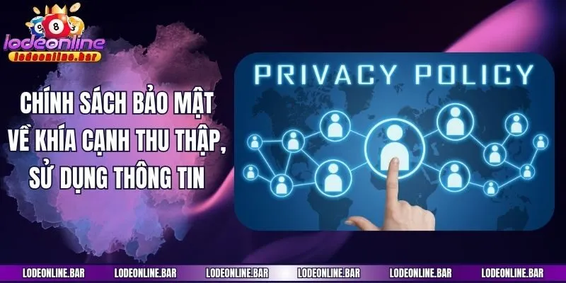 Chính sách bảo mật về khía cạnh thu thập, sử dụng thông tin